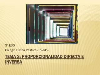 3 eso colegio divina pastora toledo
