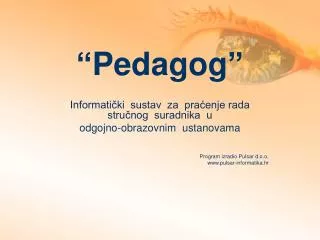 pedagog