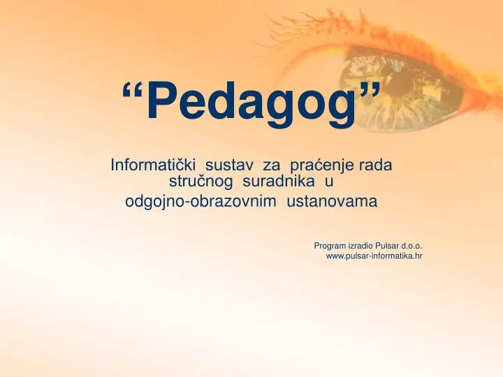 pedagog