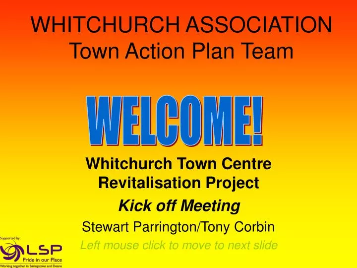 whitchurch association town action plan team