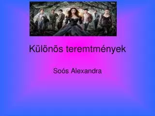 k l n s teremtm nyek