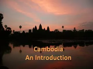 Cambodia An Introduction