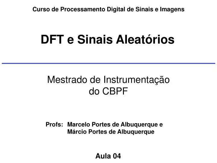 curso de processamento digital de sinais e imagens