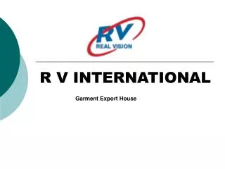 R V INTERNATIONAL