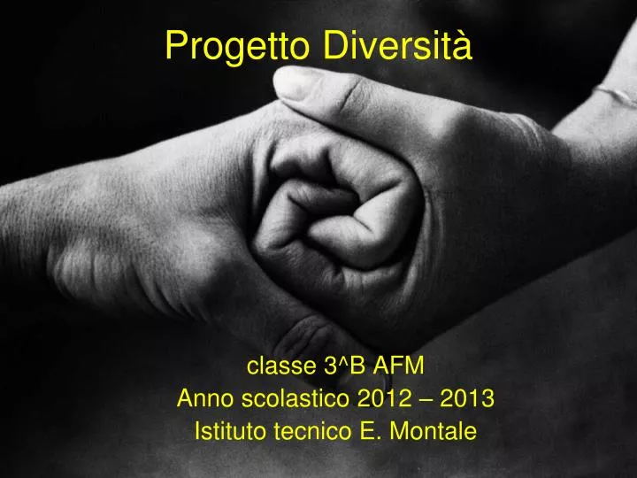 progetto diversit