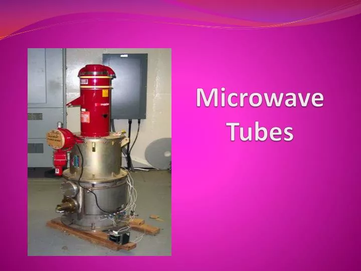 microwave tubes