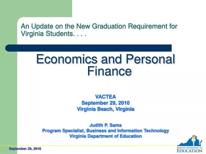 an update on the new graduation requirement for virginia students