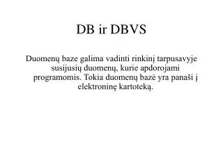db ir dbvs