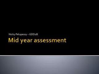 Mid year assessment