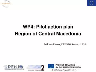 WP4: Pilot action plan Region of Central Macedonia