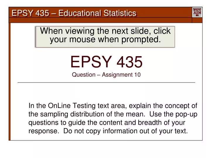 epsy 435 question assignment 10