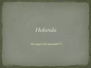 holanda