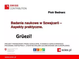 badania naukowe w szwajcarii aspekty praktyczne