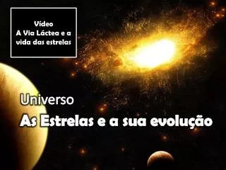 as estrelas e a sua evolu o