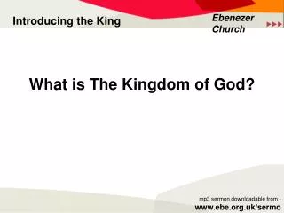 What is The Kingdom of God?
