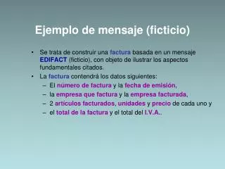 ejemplo de mensaje ficticio