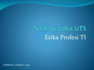 soal uji coba uts