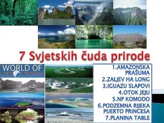 7 svjetskih uda prirode