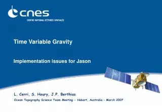 Time Variable Gravity