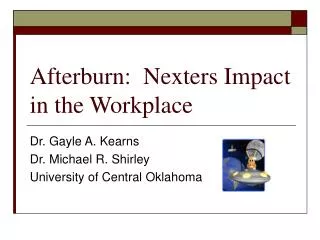 Afterburn: Nexters Impact in the Workplace