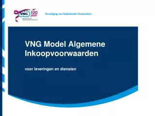 vng model algemene inkoopvoorwaarden