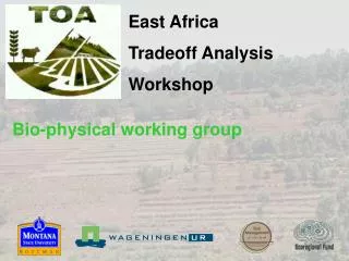 East Africa Tradeoff Analysis Workshop