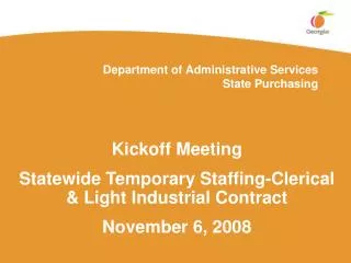 Department of Administrative Services State Purchasing