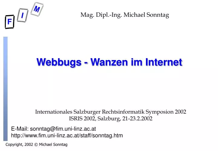 webbugs wanzen im internet