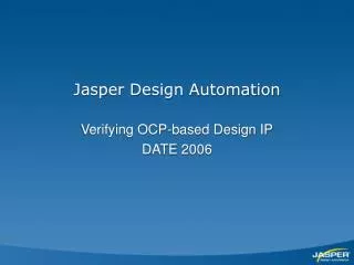 Jasper Design Automation