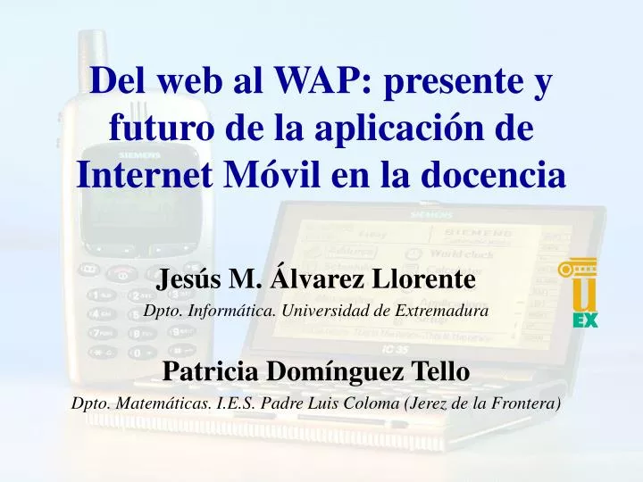 del web al wap presente y futuro de la aplicaci n de internet m vil en la docencia