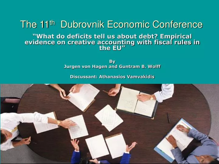 the 11 th dubrovnik economic conference