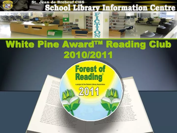 white pine award reading club 2010 2011