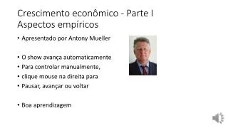 crescimento econ mico parte i aspectos emp ricos