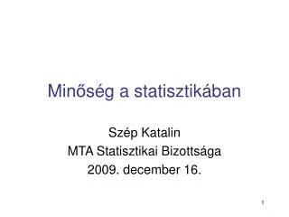 min s g a statisztik ban