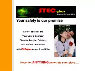 Your safety is our promise