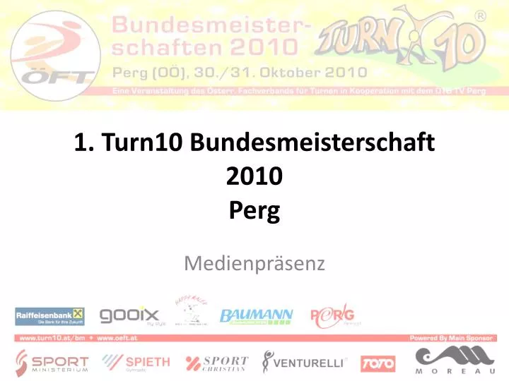 1 turn10 bundesmeisterschaft 2010 perg