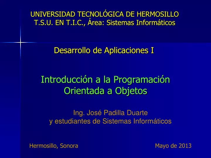 universidad tecnol gica de hermosillo t s u en t i c rea sistemas inform ticos