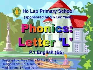 Phonics: Letter 'L'