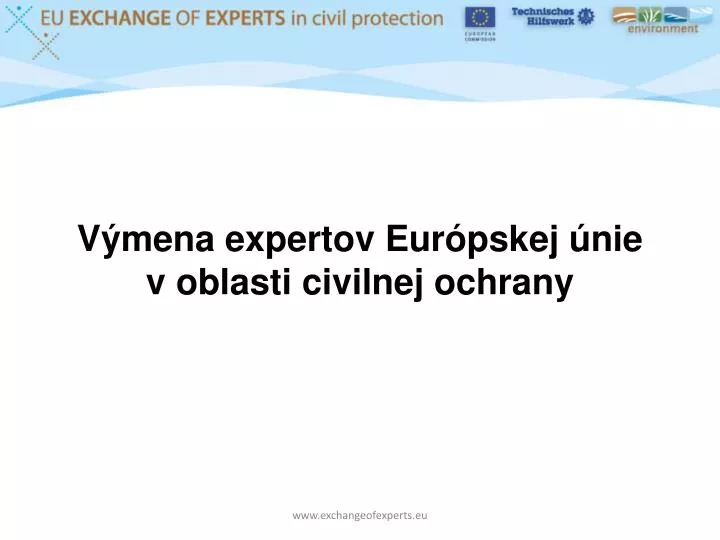 v mena expertov eur pskej nie v oblasti civilnej ochrany