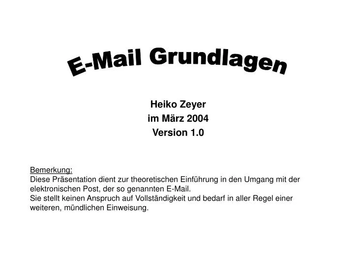 heiko zeyer im m rz 2004 version 1 0