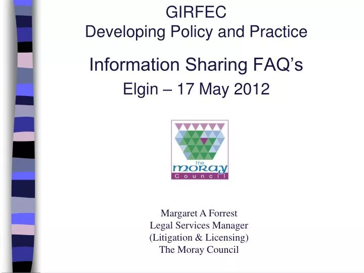 girfec developing policy and practice
