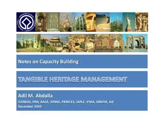 TANGIBLE HERITAGE MANAGEMENT