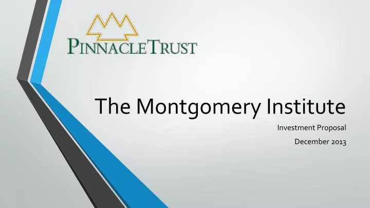 the montgomery institute