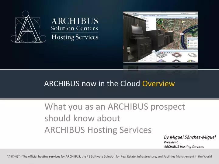 archibus now in the cloud overview