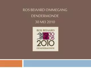 ros beiaard ommegang dendermonde 30 mei 2010