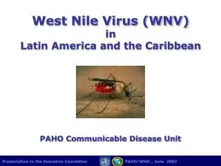 west nile virus wnv in latin america and the caribbean