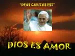 DIOS ES AMOR - slide 1