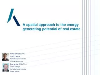 A spatial approach to the energy generating potential of real estate