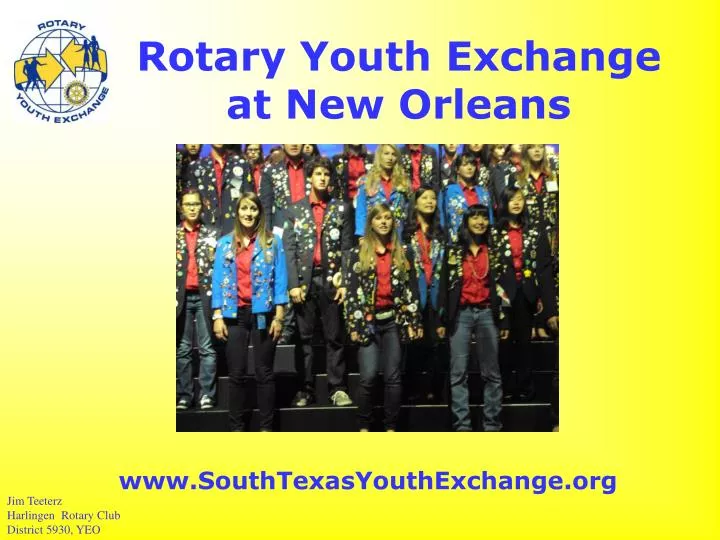 rotary youth exchange at new orleans