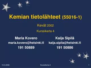 kemian tietol hteet 55016 1